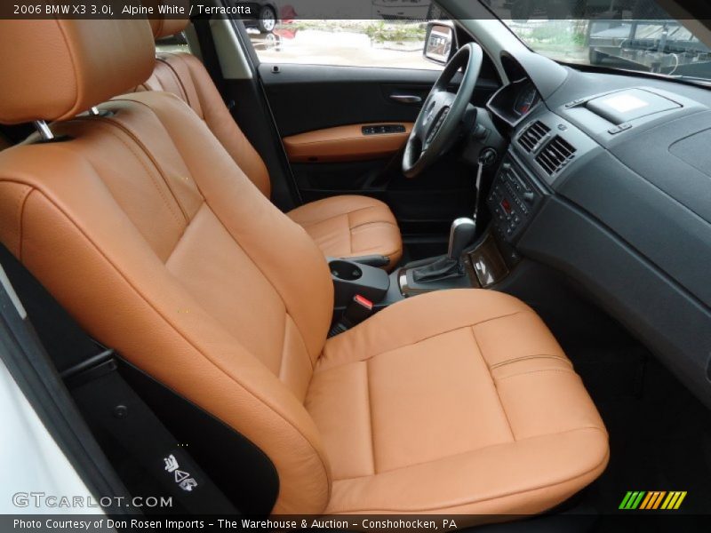 Alpine White / Terracotta 2006 BMW X3 3.0i