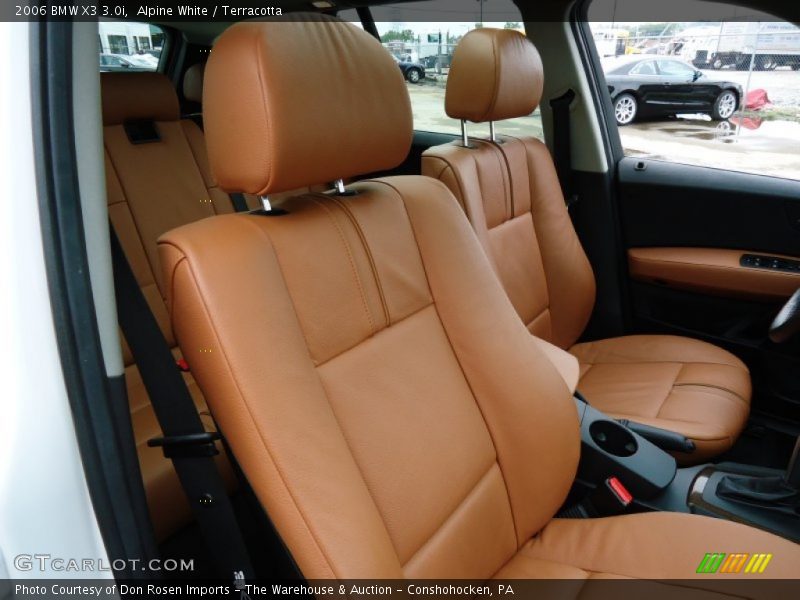 Alpine White / Terracotta 2006 BMW X3 3.0i