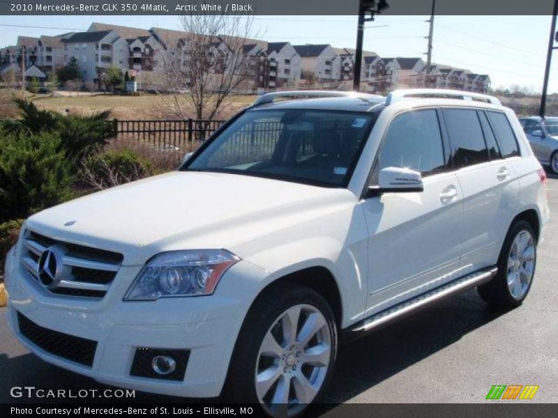 Arctic White / Black 2010 Mercedes-Benz GLK 350 4Matic