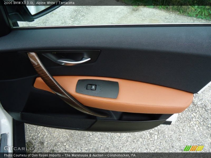 Alpine White / Terracotta 2006 BMW X3 3.0i
