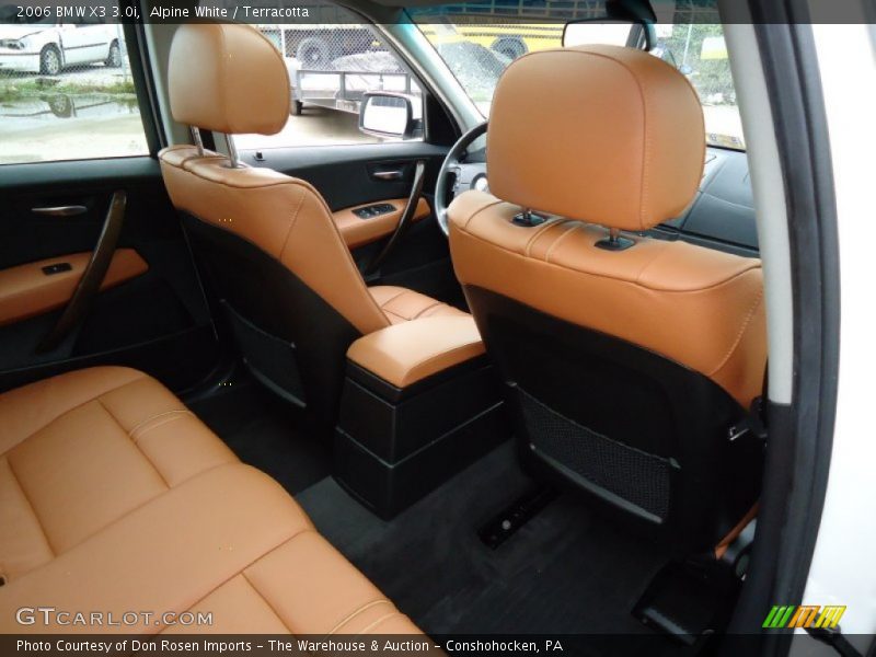 Alpine White / Terracotta 2006 BMW X3 3.0i