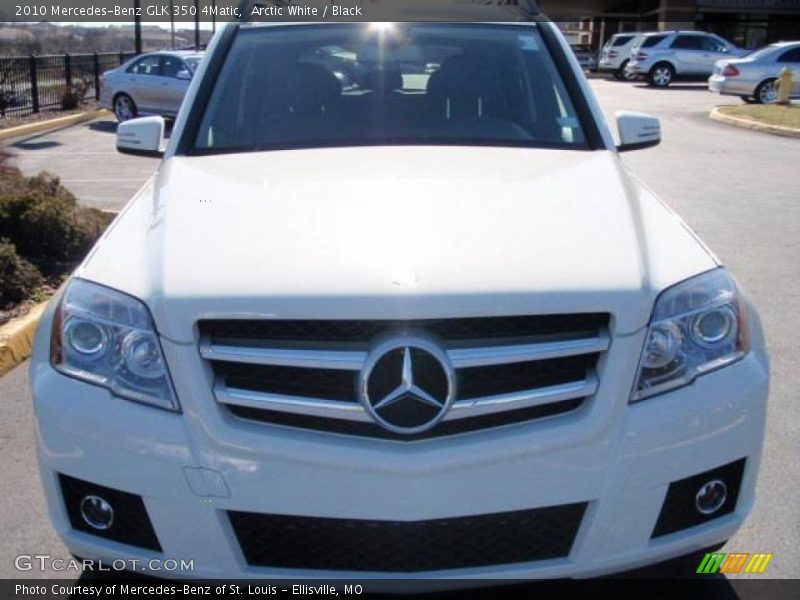 Arctic White / Black 2010 Mercedes-Benz GLK 350 4Matic