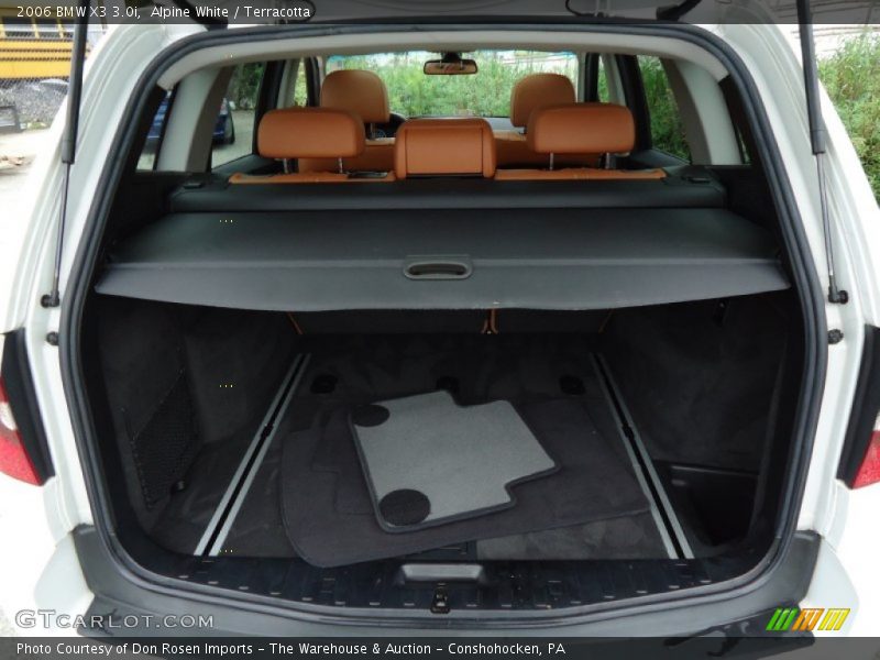 Alpine White / Terracotta 2006 BMW X3 3.0i