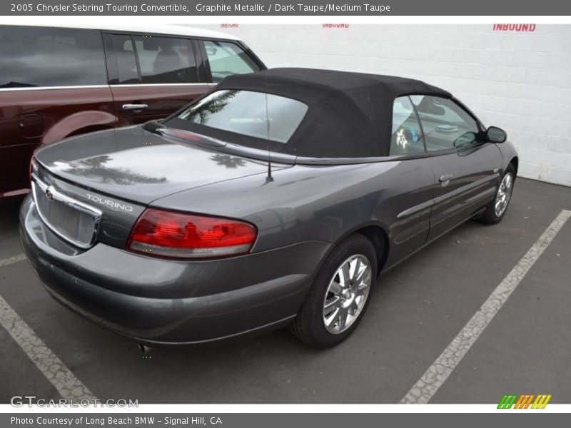 Graphite Metallic / Dark Taupe/Medium Taupe 2005 Chrysler Sebring Touring Convertible