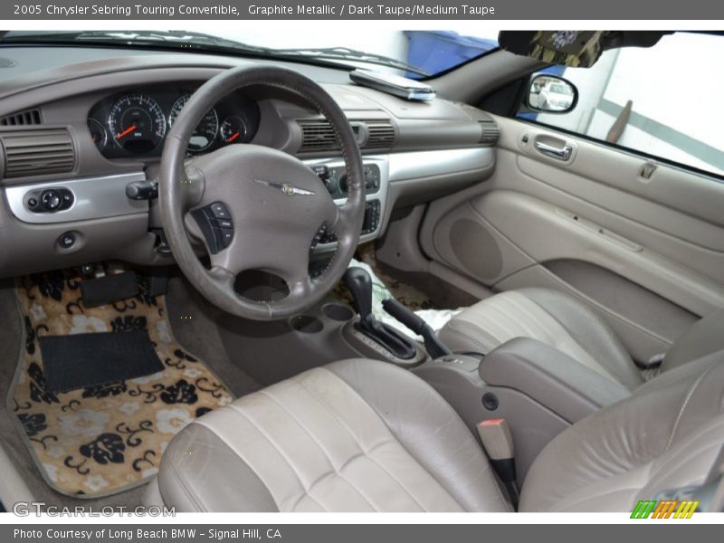Graphite Metallic / Dark Taupe/Medium Taupe 2005 Chrysler Sebring Touring Convertible