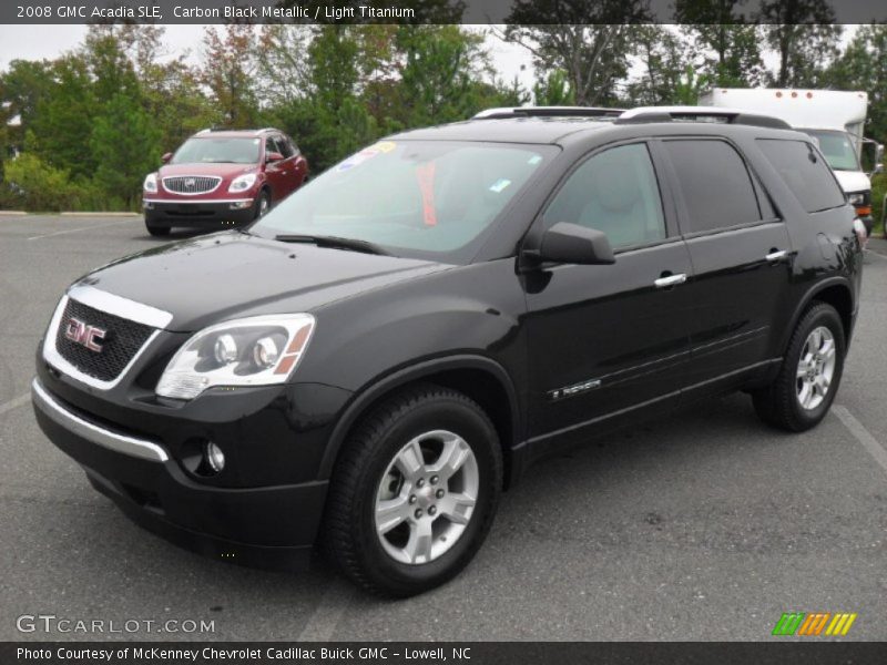 Carbon Black Metallic / Light Titanium 2008 GMC Acadia SLE