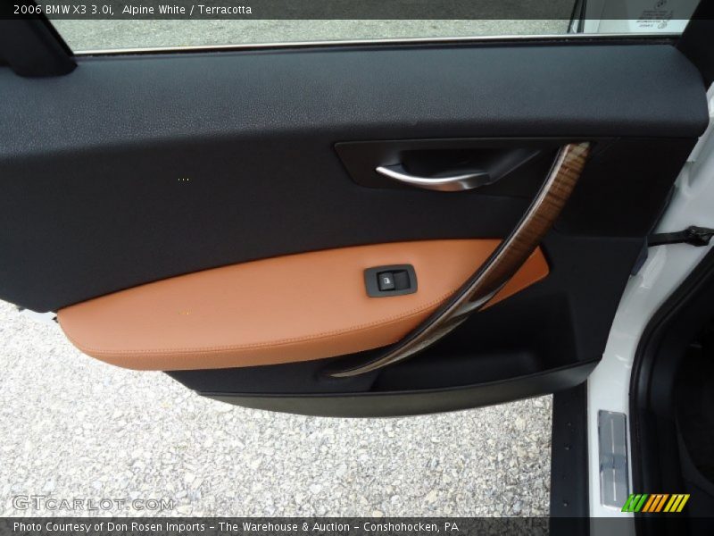 Alpine White / Terracotta 2006 BMW X3 3.0i