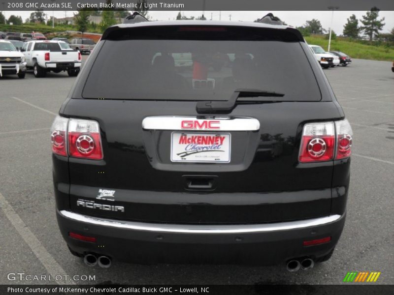 Carbon Black Metallic / Light Titanium 2008 GMC Acadia SLE