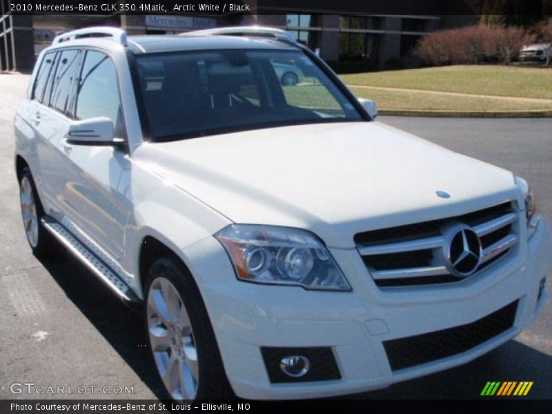 Arctic White / Black 2010 Mercedes-Benz GLK 350 4Matic