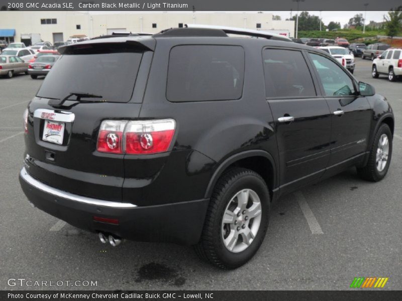 Carbon Black Metallic / Light Titanium 2008 GMC Acadia SLE