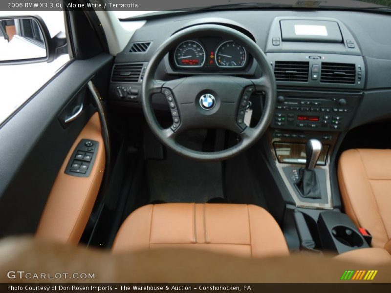 Alpine White / Terracotta 2006 BMW X3 3.0i