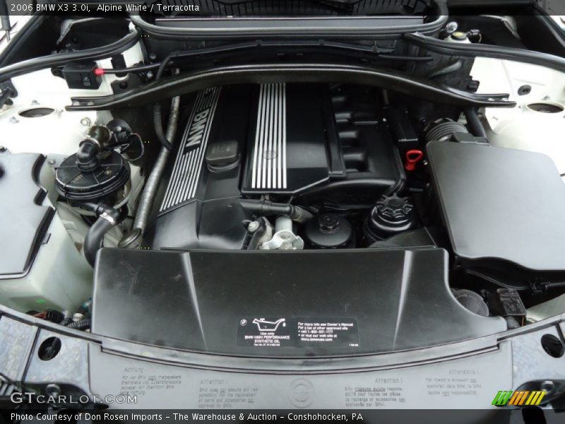 Alpine White / Terracotta 2006 BMW X3 3.0i