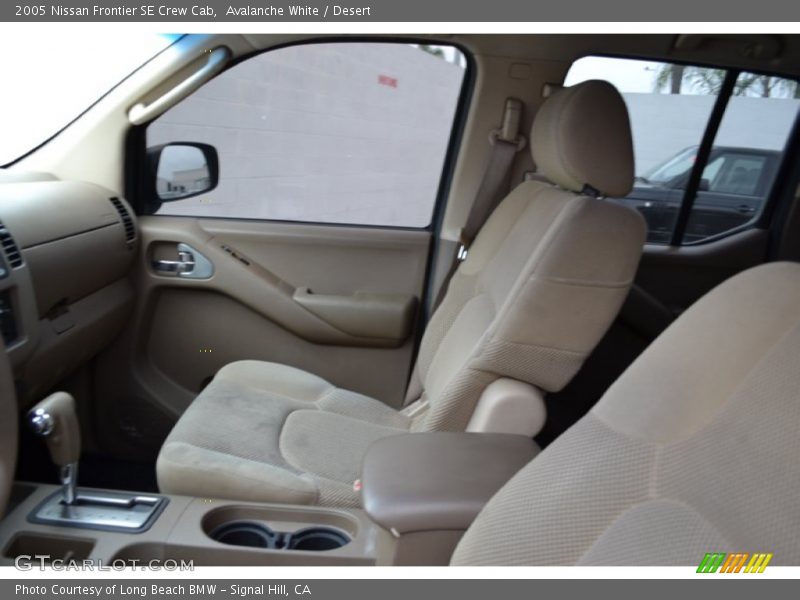 Avalanche White / Desert 2005 Nissan Frontier SE Crew Cab