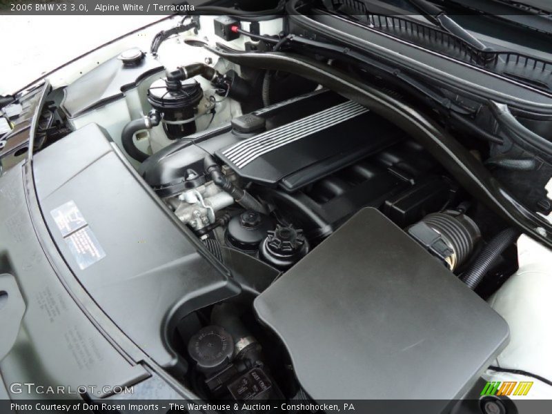 Alpine White / Terracotta 2006 BMW X3 3.0i