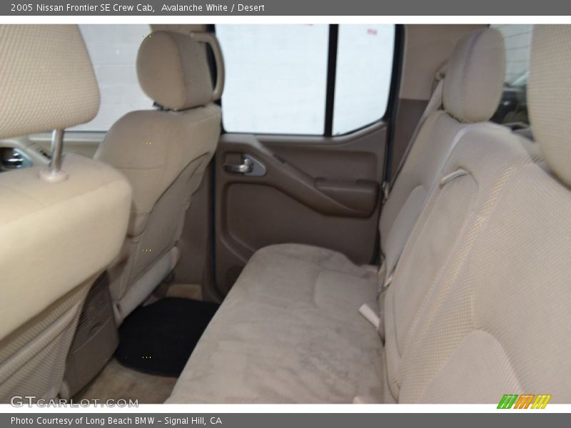 Avalanche White / Desert 2005 Nissan Frontier SE Crew Cab