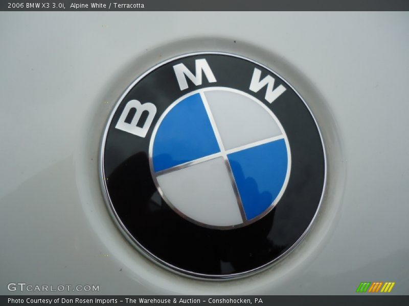 Alpine White / Terracotta 2006 BMW X3 3.0i