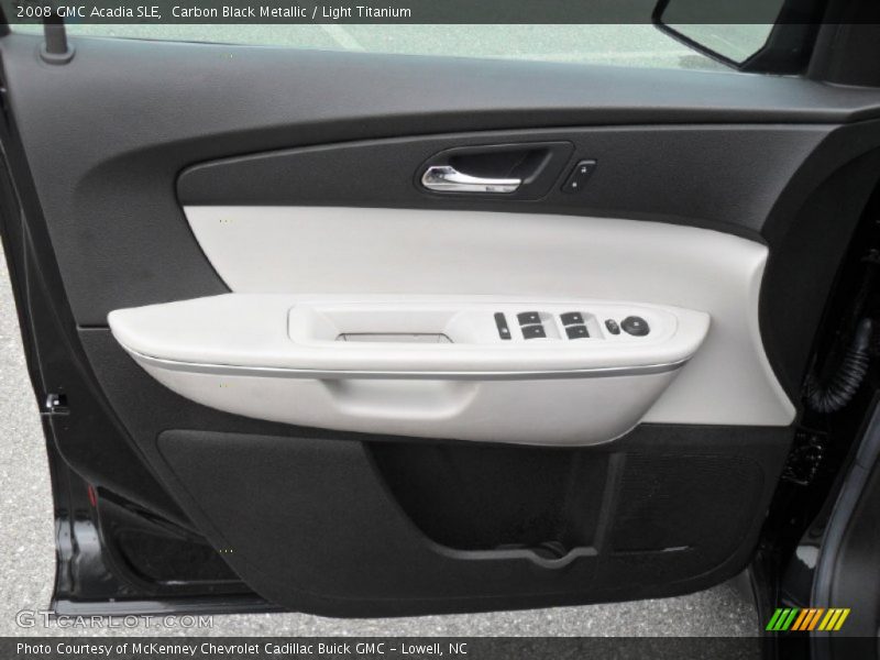 Carbon Black Metallic / Light Titanium 2008 GMC Acadia SLE