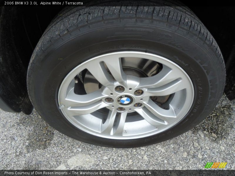 Alpine White / Terracotta 2006 BMW X3 3.0i