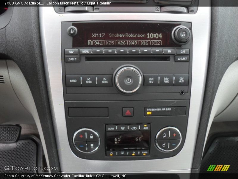 Carbon Black Metallic / Light Titanium 2008 GMC Acadia SLE