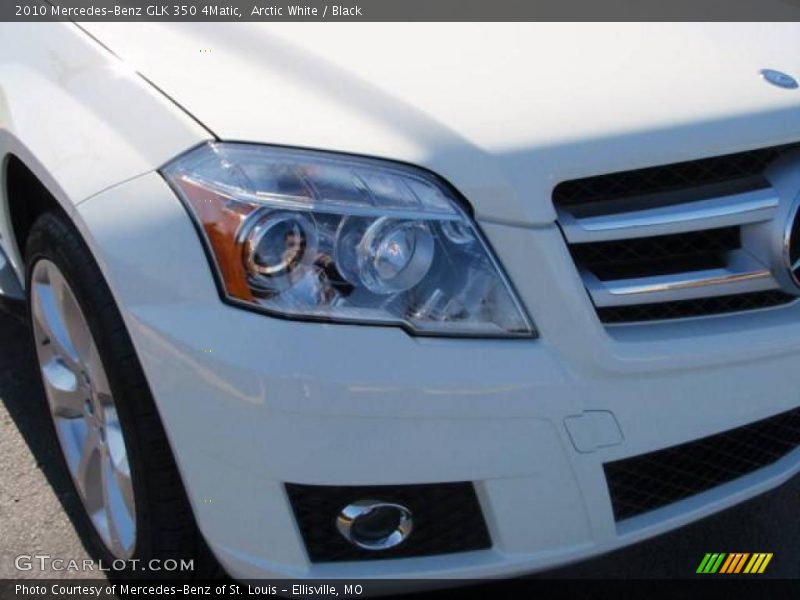 Arctic White / Black 2010 Mercedes-Benz GLK 350 4Matic
