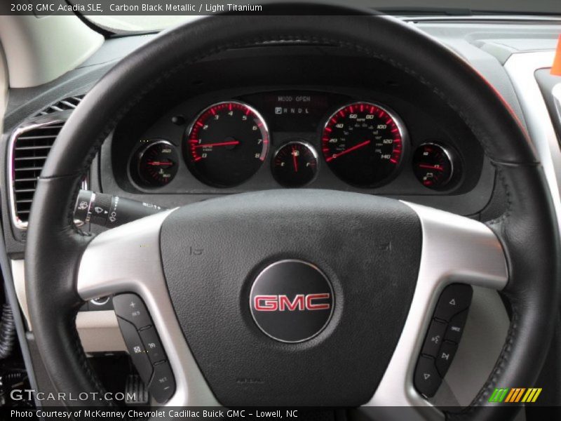 Carbon Black Metallic / Light Titanium 2008 GMC Acadia SLE