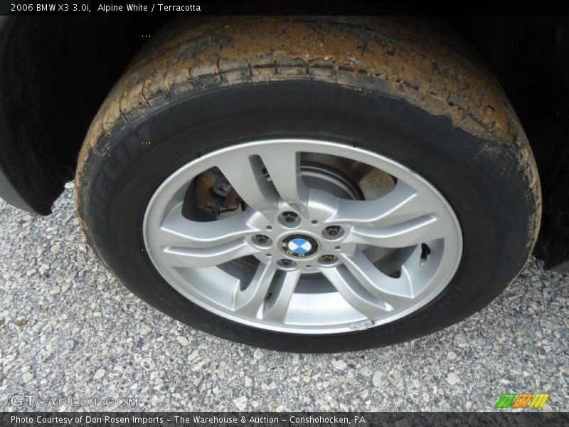 Alpine White / Terracotta 2006 BMW X3 3.0i