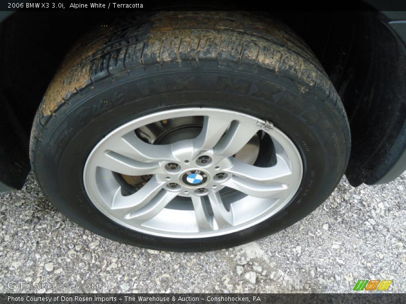 Alpine White / Terracotta 2006 BMW X3 3.0i