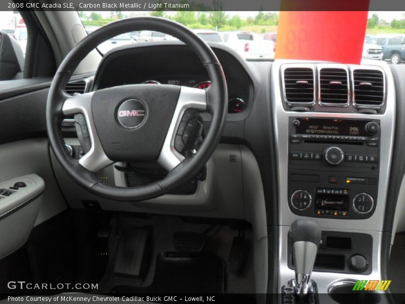 Carbon Black Metallic / Light Titanium 2008 GMC Acadia SLE