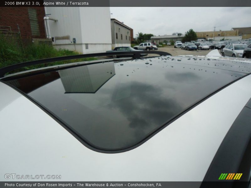 Alpine White / Terracotta 2006 BMW X3 3.0i