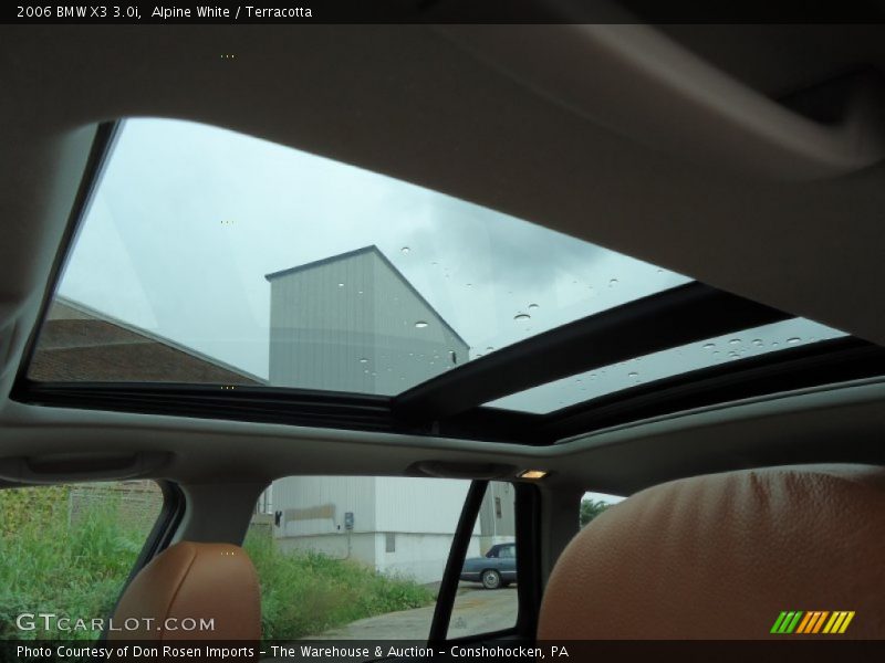 Alpine White / Terracotta 2006 BMW X3 3.0i