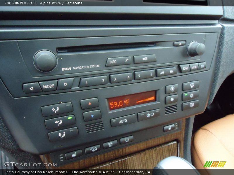 Alpine White / Terracotta 2006 BMW X3 3.0i