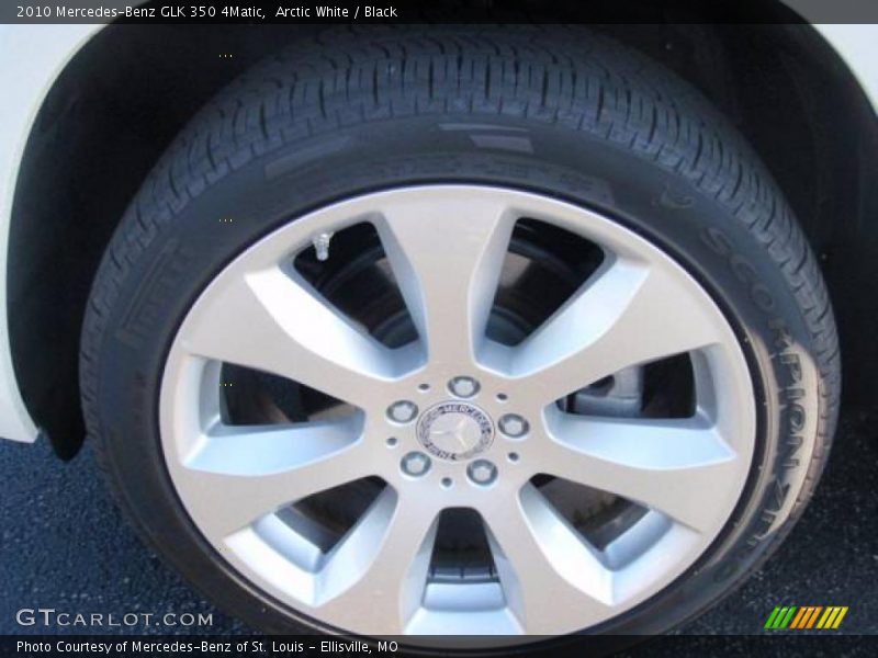 Arctic White / Black 2010 Mercedes-Benz GLK 350 4Matic