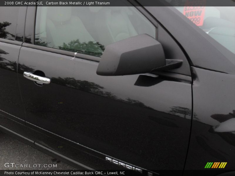 Carbon Black Metallic / Light Titanium 2008 GMC Acadia SLE