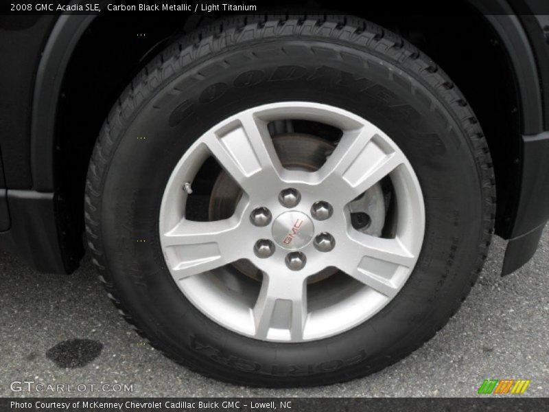 Carbon Black Metallic / Light Titanium 2008 GMC Acadia SLE