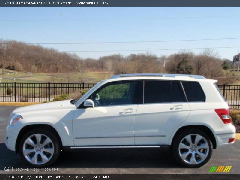 Arctic White / Black 2010 Mercedes-Benz GLK 350 4Matic