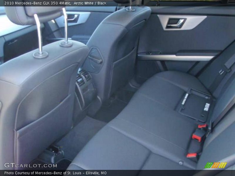 Arctic White / Black 2010 Mercedes-Benz GLK 350 4Matic