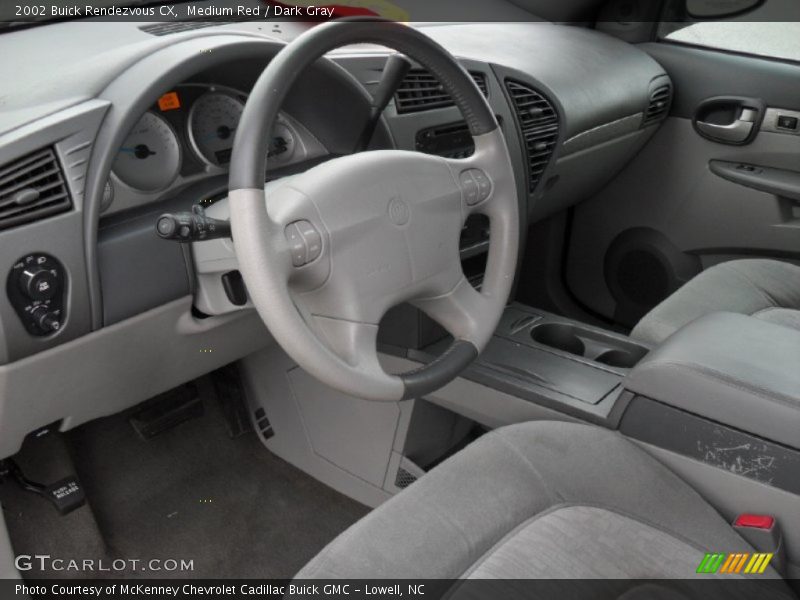 Medium Red / Dark Gray 2002 Buick Rendezvous CX