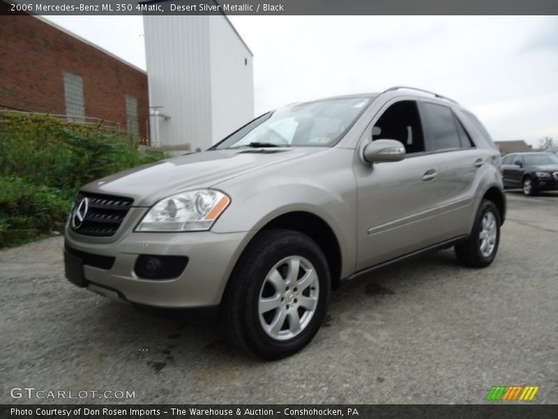 Desert Silver Metallic / Black 2006 Mercedes-Benz ML 350 4Matic