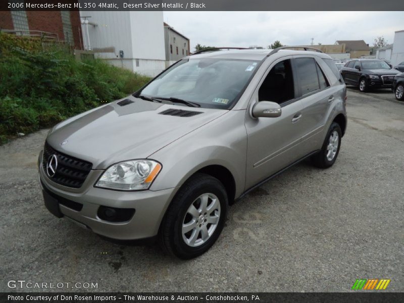 Desert Silver Metallic / Black 2006 Mercedes-Benz ML 350 4Matic