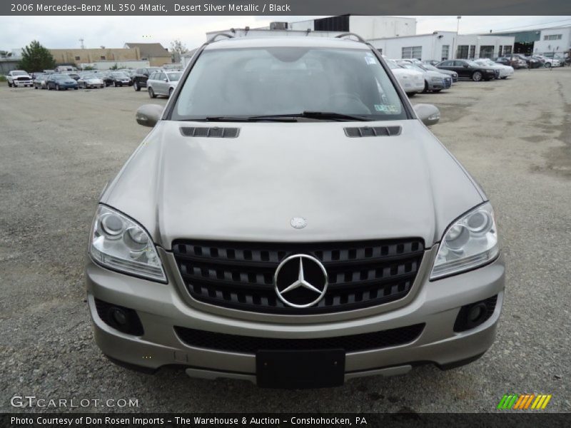 Desert Silver Metallic / Black 2006 Mercedes-Benz ML 350 4Matic