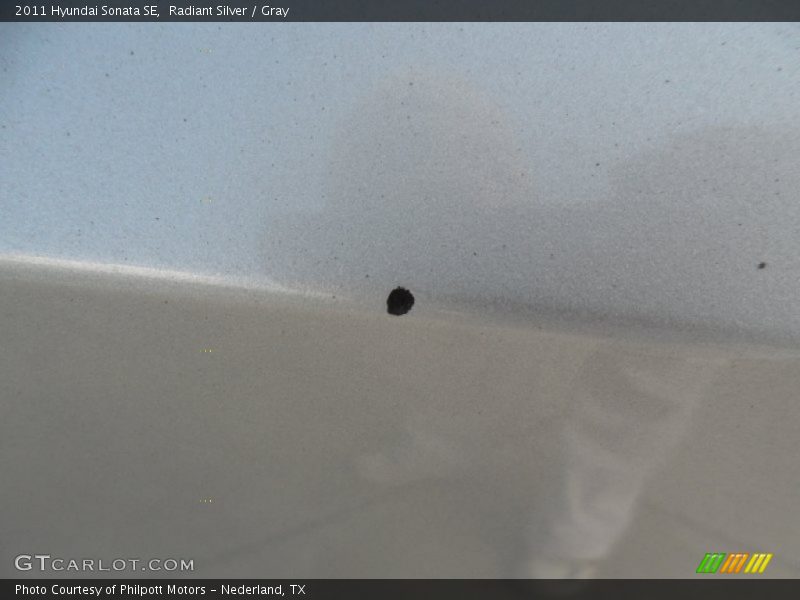 Radiant Silver / Gray 2011 Hyundai Sonata SE