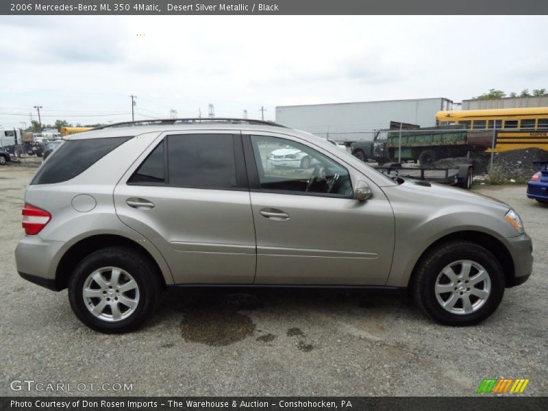 Desert Silver Metallic / Black 2006 Mercedes-Benz ML 350 4Matic