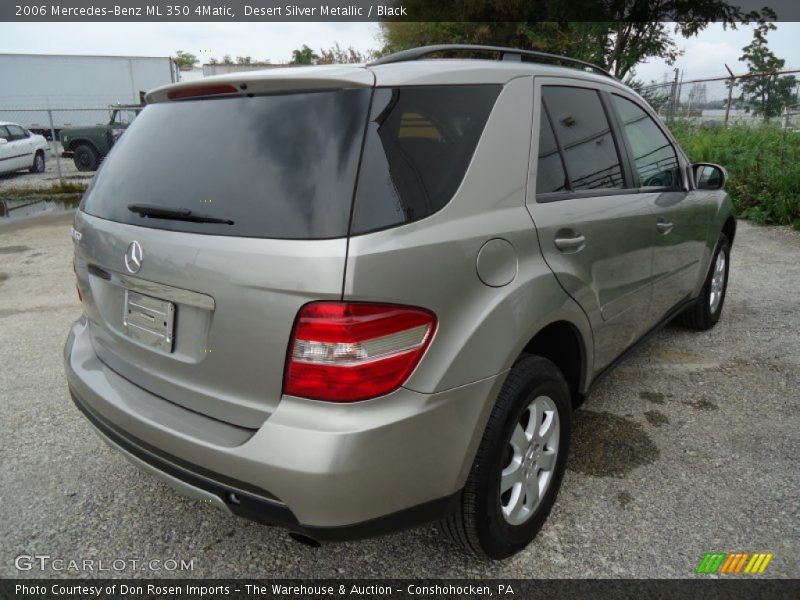 Desert Silver Metallic / Black 2006 Mercedes-Benz ML 350 4Matic