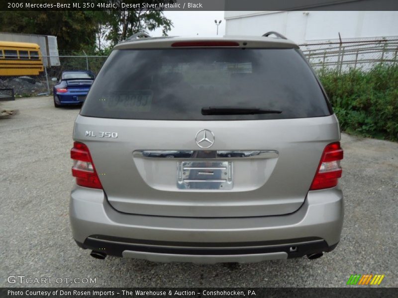Desert Silver Metallic / Black 2006 Mercedes-Benz ML 350 4Matic