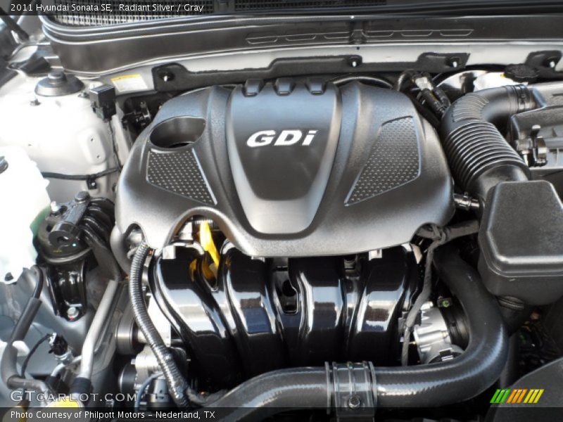 Radiant Silver / Gray 2011 Hyundai Sonata SE