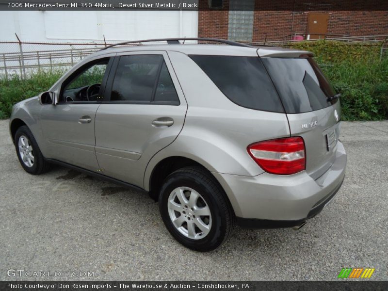 Desert Silver Metallic / Black 2006 Mercedes-Benz ML 350 4Matic