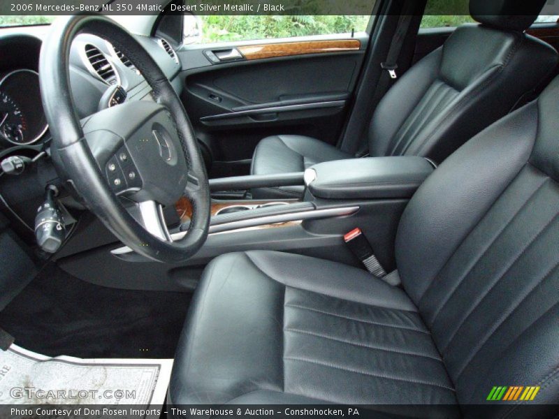 Desert Silver Metallic / Black 2006 Mercedes-Benz ML 350 4Matic