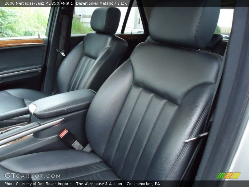 Desert Silver Metallic / Black 2006 Mercedes-Benz ML 350 4Matic