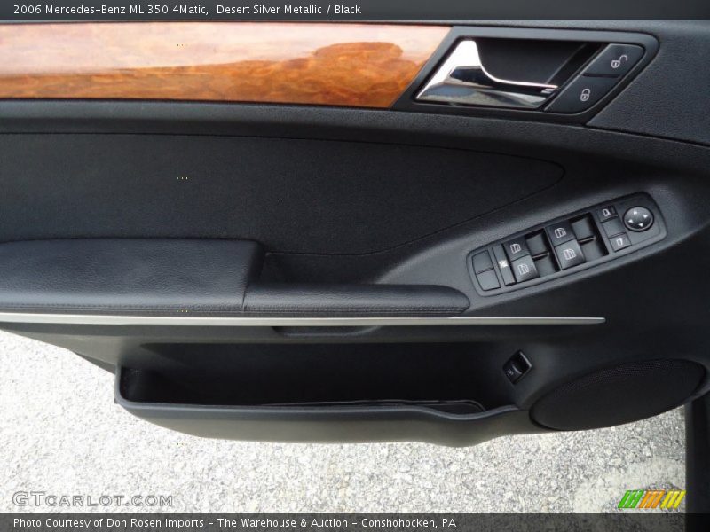 Desert Silver Metallic / Black 2006 Mercedes-Benz ML 350 4Matic