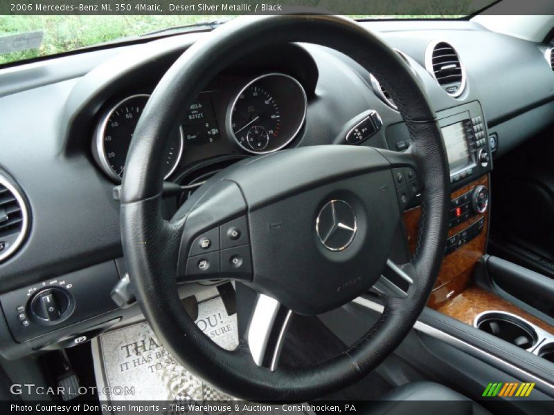 Desert Silver Metallic / Black 2006 Mercedes-Benz ML 350 4Matic